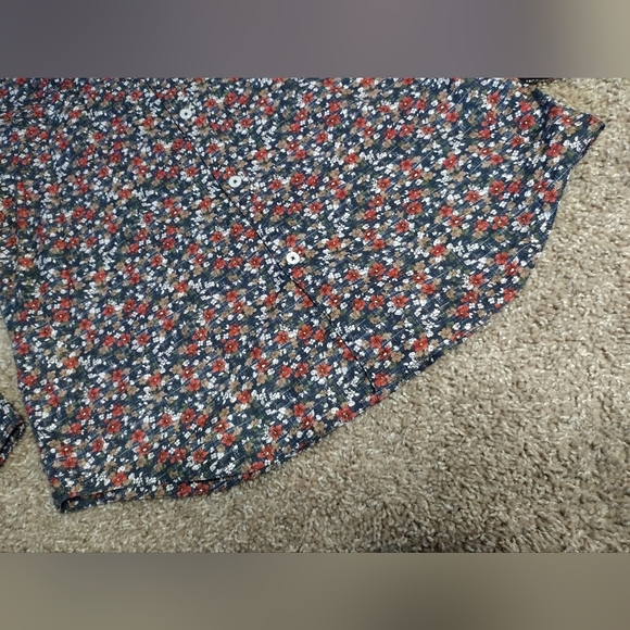 Good Man Brand Floral Long Sleeve Button Down Shirt NWT - Picture 6 of 9